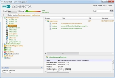 ESET Sysinspector (系統(tǒng)診斷軟件)綠色中文版 v1.4.1.0 專(zhuān)業(yè)數(shù)據(jù)處理服務(wù)與系統(tǒng)安全的得力助手